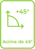 Acima de 45º