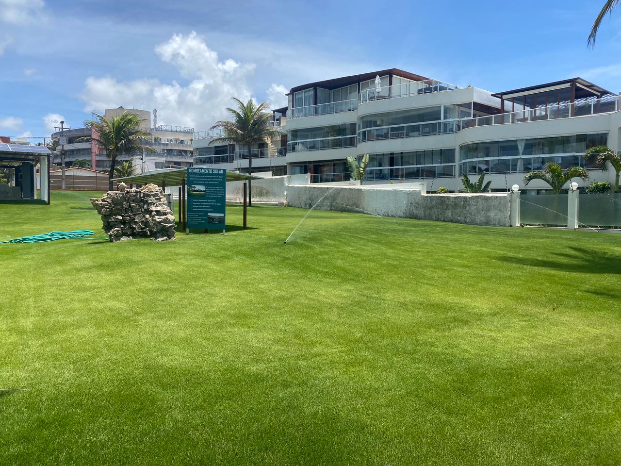 Demonstração de grama natural da Itograss