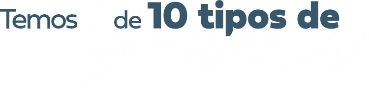 Temos mais de dez tipos de gramas